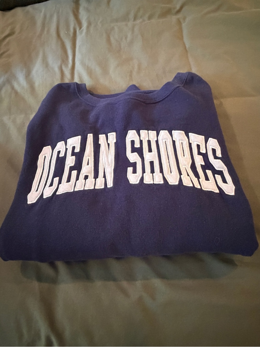Ocean Shores Navy Crewneck Sweatshirt